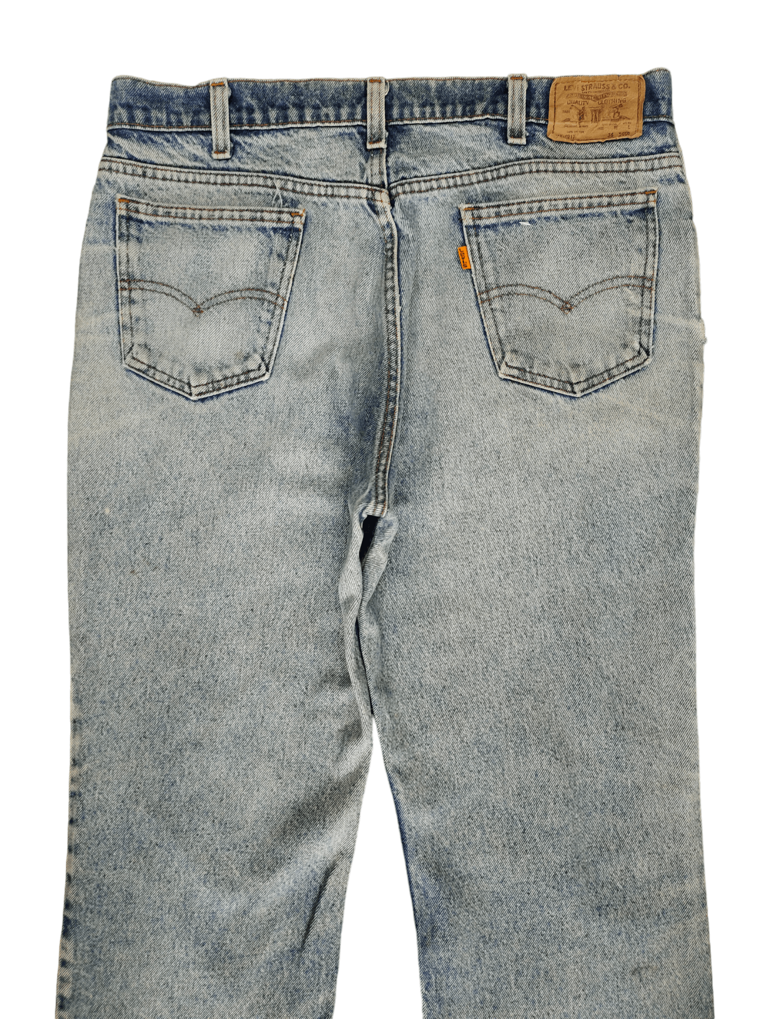 Levi's Vintage Clothing Size 34x29 Vintage 80s Levis Orange Tag Light Wash Jeans Size US 34 / EU 50 - 13 Thumbnail