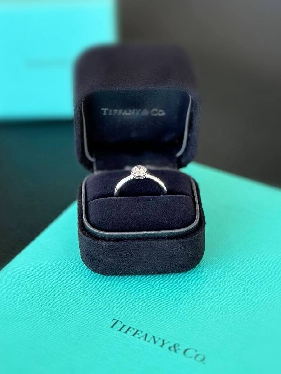 Tiffany & Co. Tiffany Co. 0.83ct Platinum Round Diamond Engagement Ring Size ONE SIZE - 5 Thumbnail