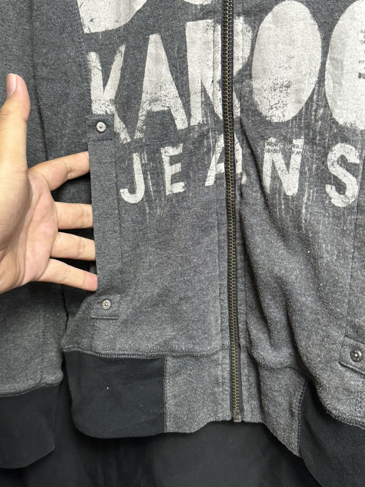 If Six Was Nine × Japanese Brand × Le Grande Bleu (L.G.B.) Bono Hoodie Poem Buckaroo Goa Style ifsix lgb Size US M / EU 48-50 / 2 - 4 Thumbnail