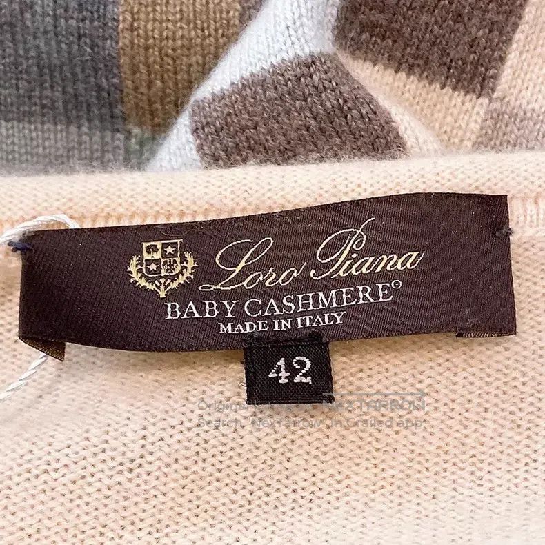 Loro Piana Loro Piana Gingham baby cashmere knitted sweater Size S / US 4 / IT 40 - 8 Thumbnail