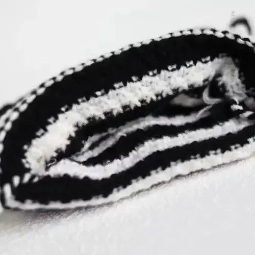 Other Winter Devil Striped Knitted Beanie Hat Size ONE SIZE - 3 Thumbnail