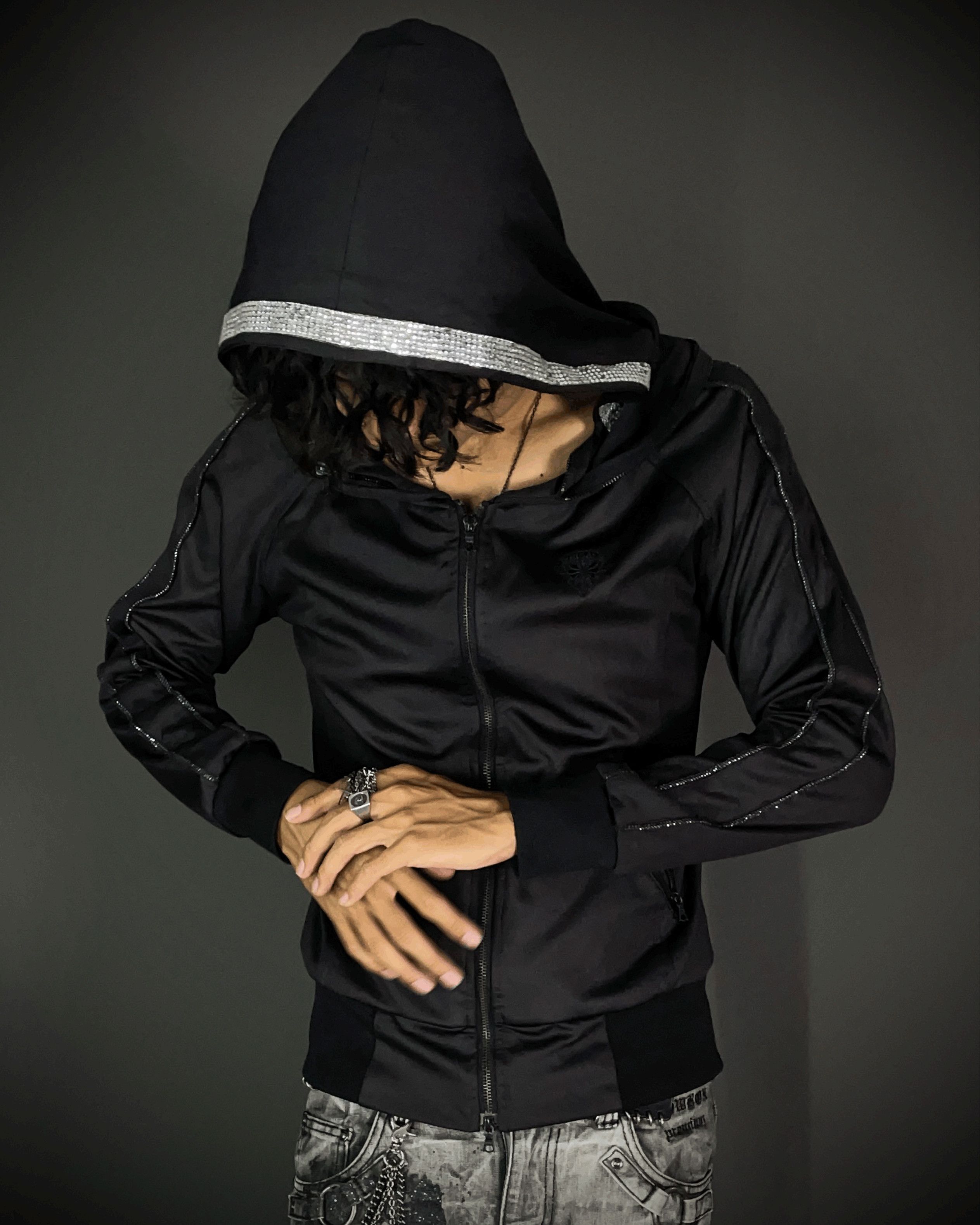 Other Midas Crystal-embellished Bono Hoodie Size US S / EU 44-46 / 1 - 1 Thumbnail