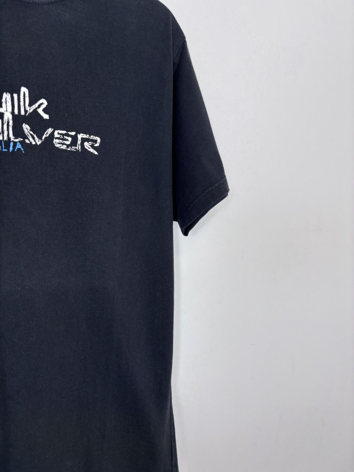 Quiksilver Vintage Quiksilver Australia Streamline Big Logo Black Tee Size US L / EU 52-54 / 3 - 9 Thumbnail