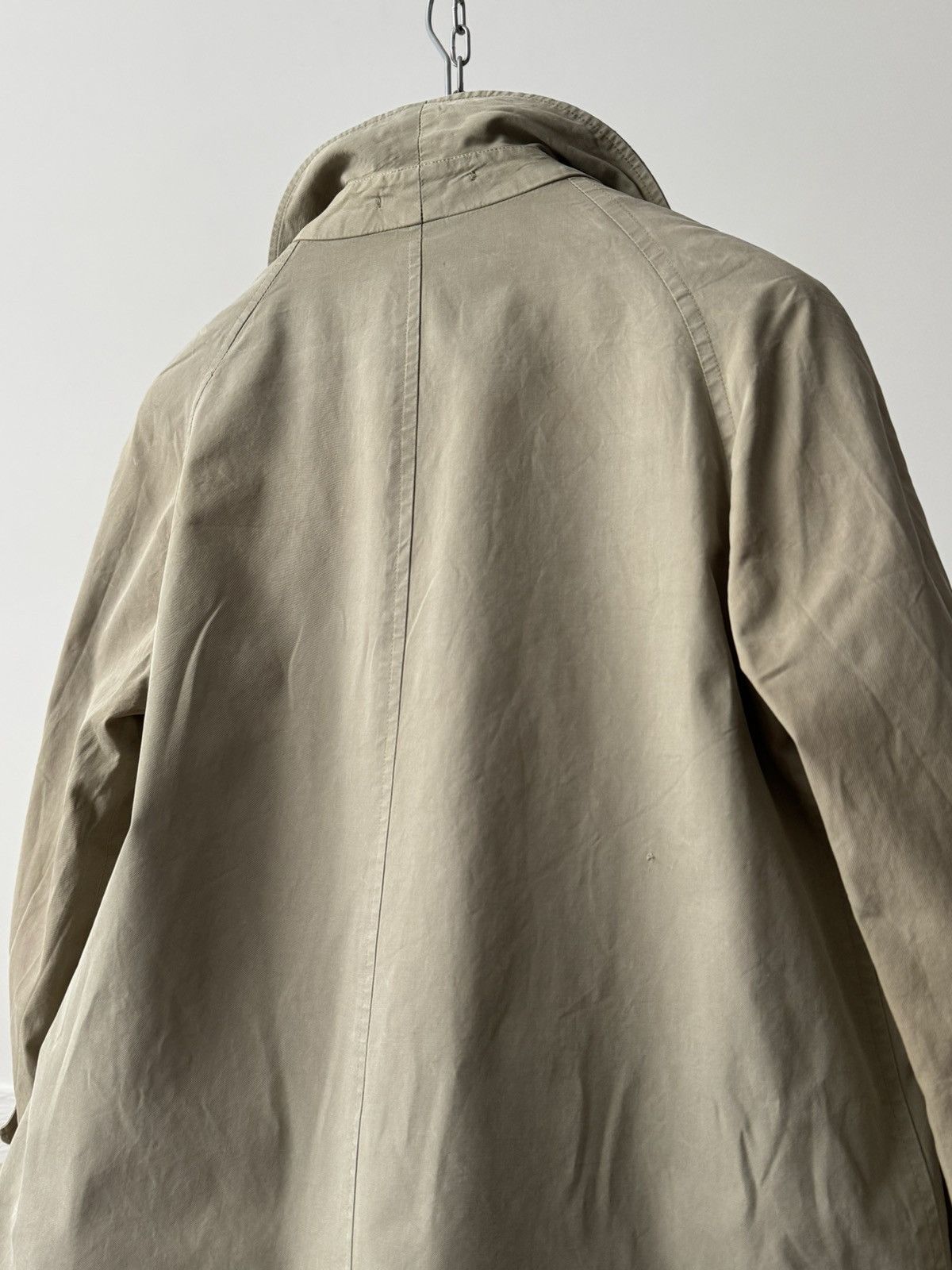 Burberry Vintage 80s Burberrys Women’s Single Raglan Balmacaan Coat Size S / US 4 / IT 40 - 8 Thumbnail