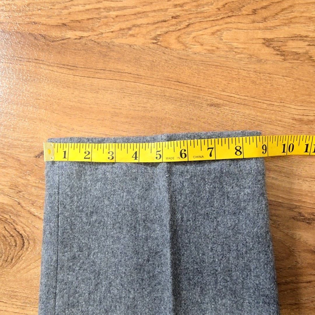 Vintage Vintage Wool Trousers Gray Womens 2 Juniors 7/8 Pants Size 26" / US 2 / IT 38 - 12 Thumbnail