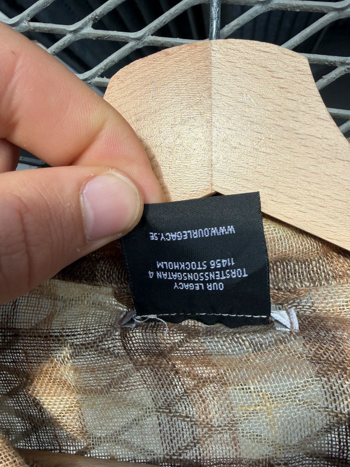 Our Legacy Our Legacy Raw Net Plaid Shirt Size US S / EU 44-46 / 1 - 6 Thumbnail