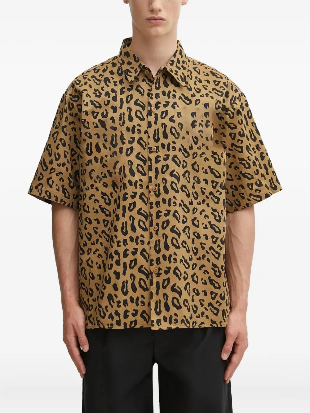 Other Leopard-Print Short-Sleeves Shirt Size US L / EU 52-54 / 3 - 1 Thumbnail