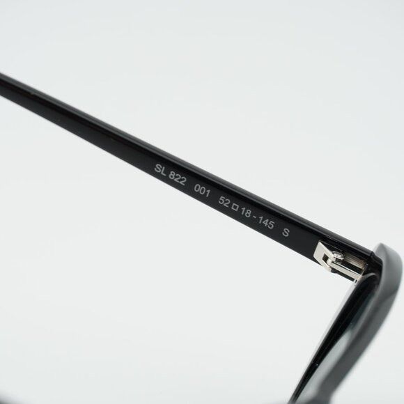 Saint Laurent Paris Saint Laurent SL 822 001 Sunglasses Shiny Black Cat Eye Size ONE SIZE - 7 Thumbnail