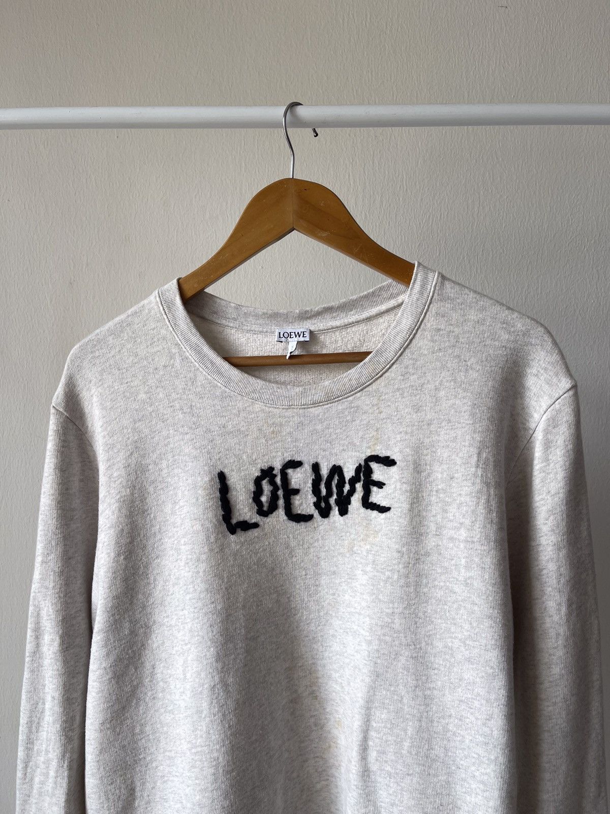 Loewe Loewe Embroidered Logo Sweatshirt Size US L / EU 52-54 / 3 - 4 Thumbnail