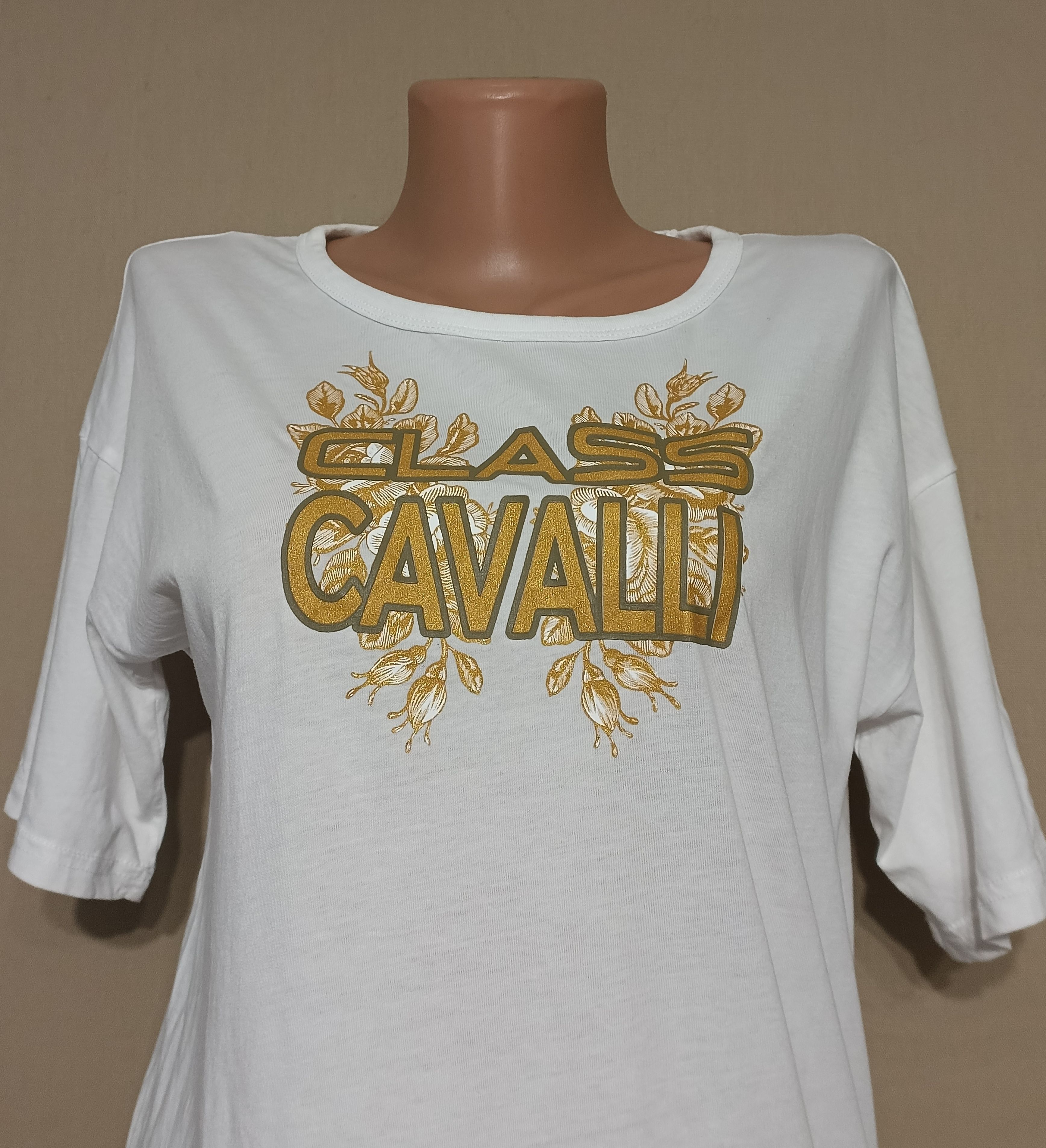 Cavalli Class Cavalli Class Logo Print Cotton T-Shirt Size M Size M / US 6-8 / IT 42-44 - 6 Thumbnail