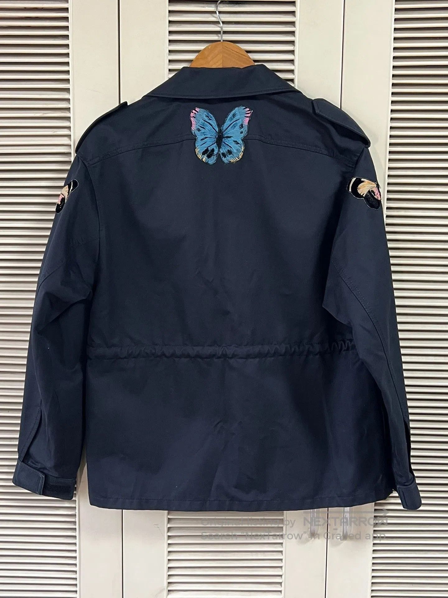 Valentino Valentino Women's Butterfly Embroidery Jacket. Size XL / US 12-14 / IT 48-50 - 2 Thumbnail