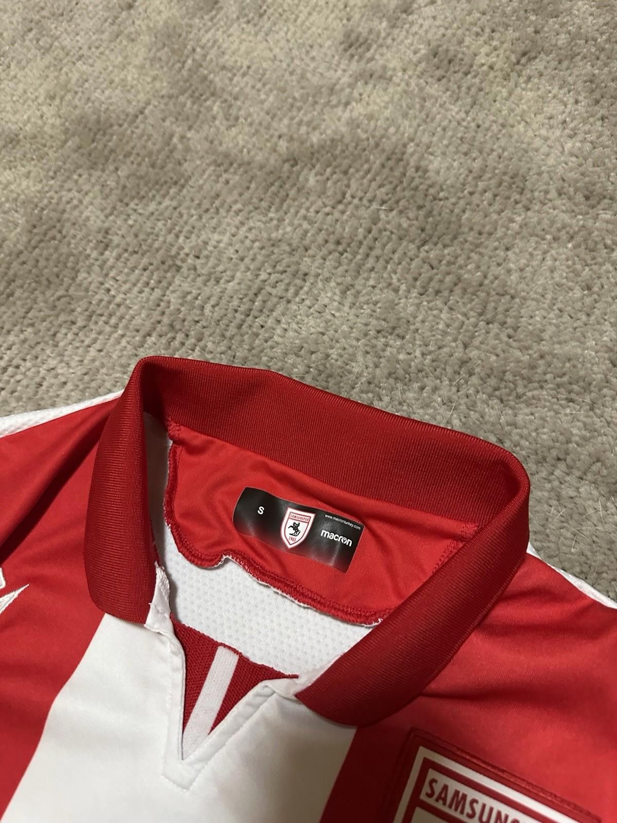 Macron Macron Samsunspor 2019/20 Home Football Shirt Soccer Jersey Size US S / EU 44-46 / 1 - 5 Thumbnail