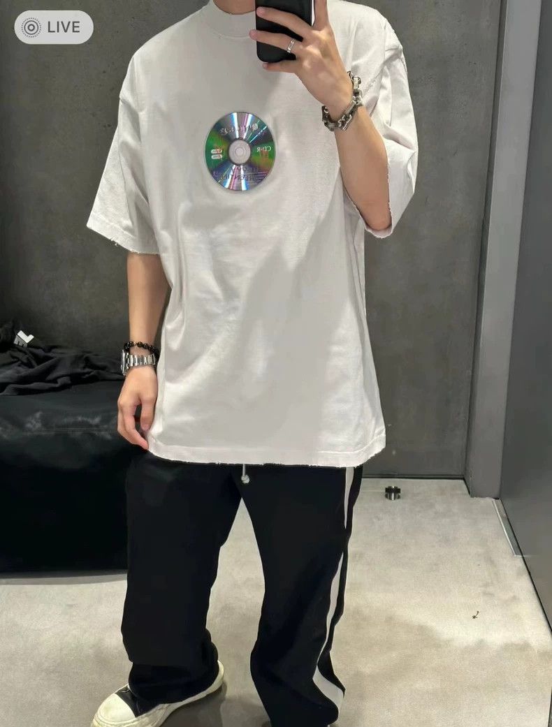 Balenciaga Balenciaga Valentine's day limited CD short sleeve T-shirt Size US M / EU 48-50 / 2 - 6 Thumbnail