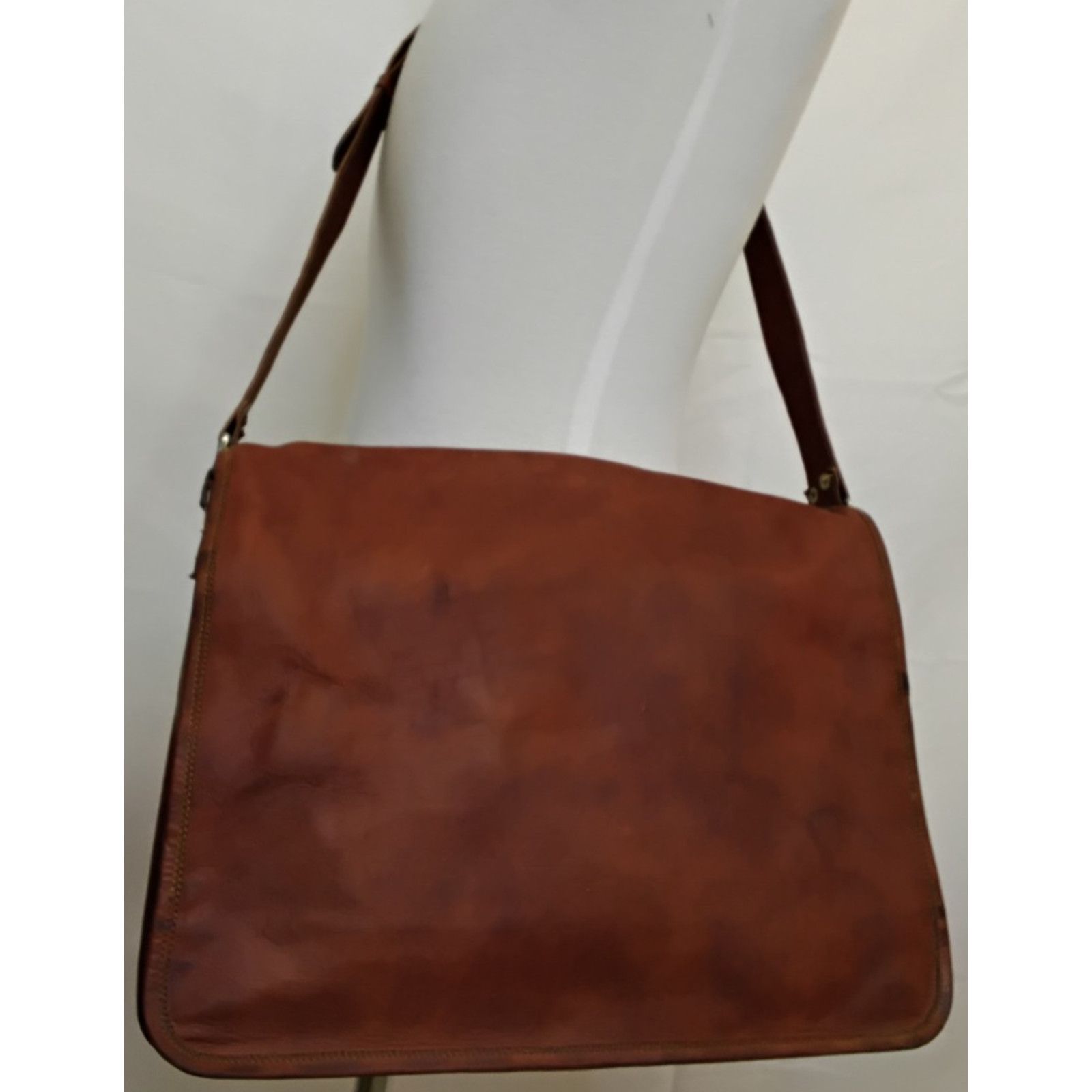 Carbon Carbon 2 Cobalt Messenger Bag Brown Full Grain Leather Size ONE SIZE - 2 Thumbnail
