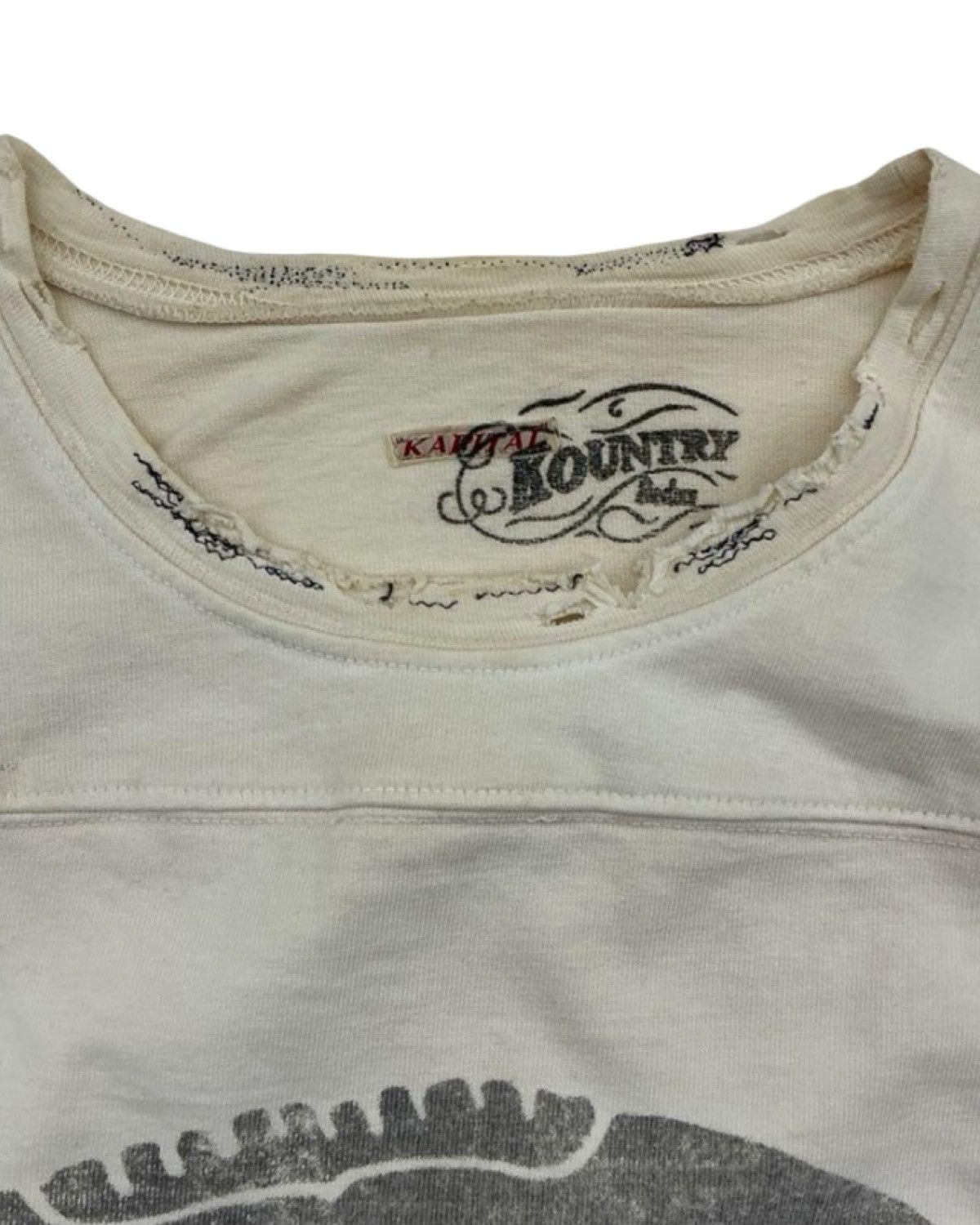 Kapital Kapital Kountry Distressed One Pocket T-Shirt Size US M / EU 48-50 / 2 - 3 Thumbnail