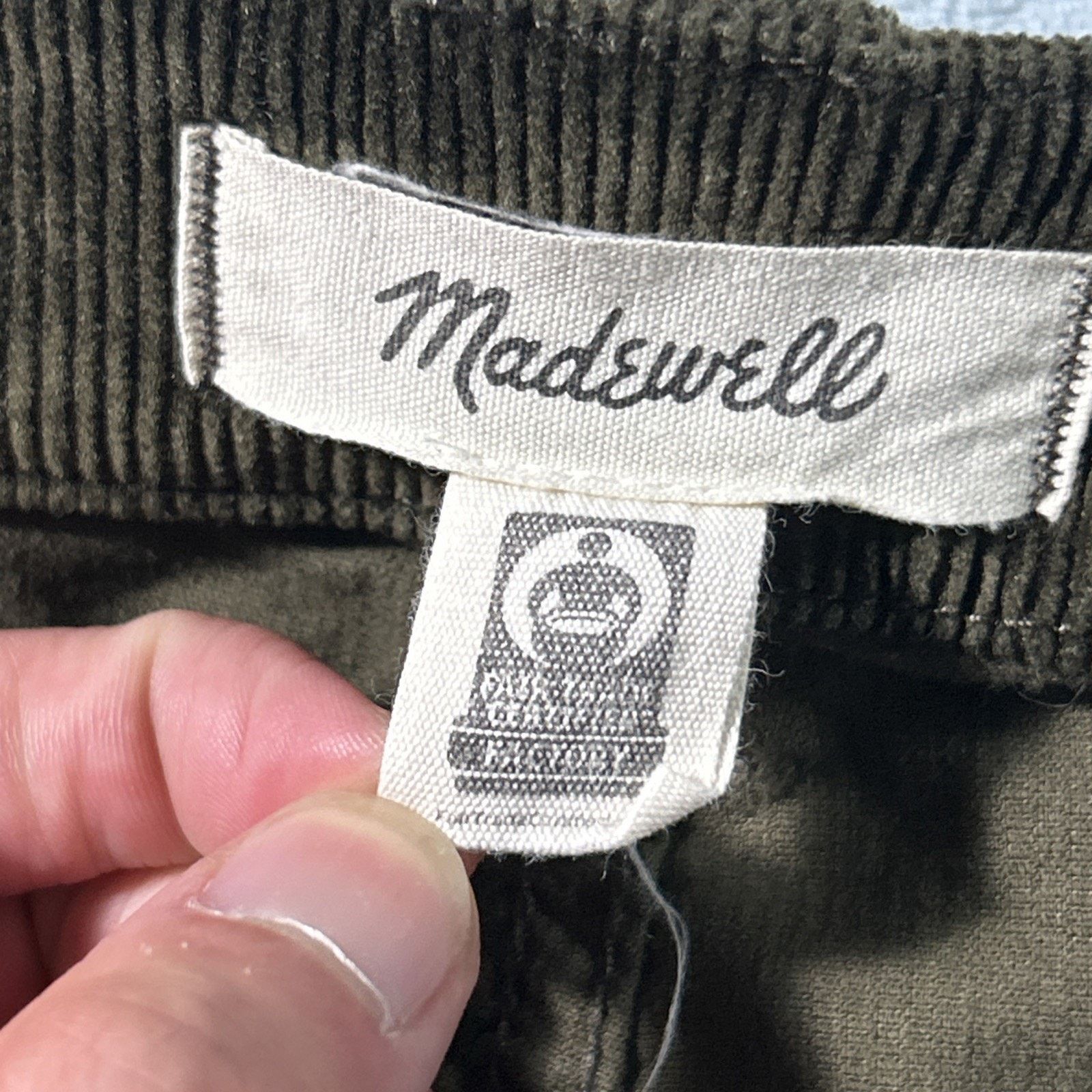 Madewell Corduroy Beyond Baggy Pants Womens 28w 52x28 Super Bagi Wide Size 38" / US 16 / IT 52 - 7 Thumbnail