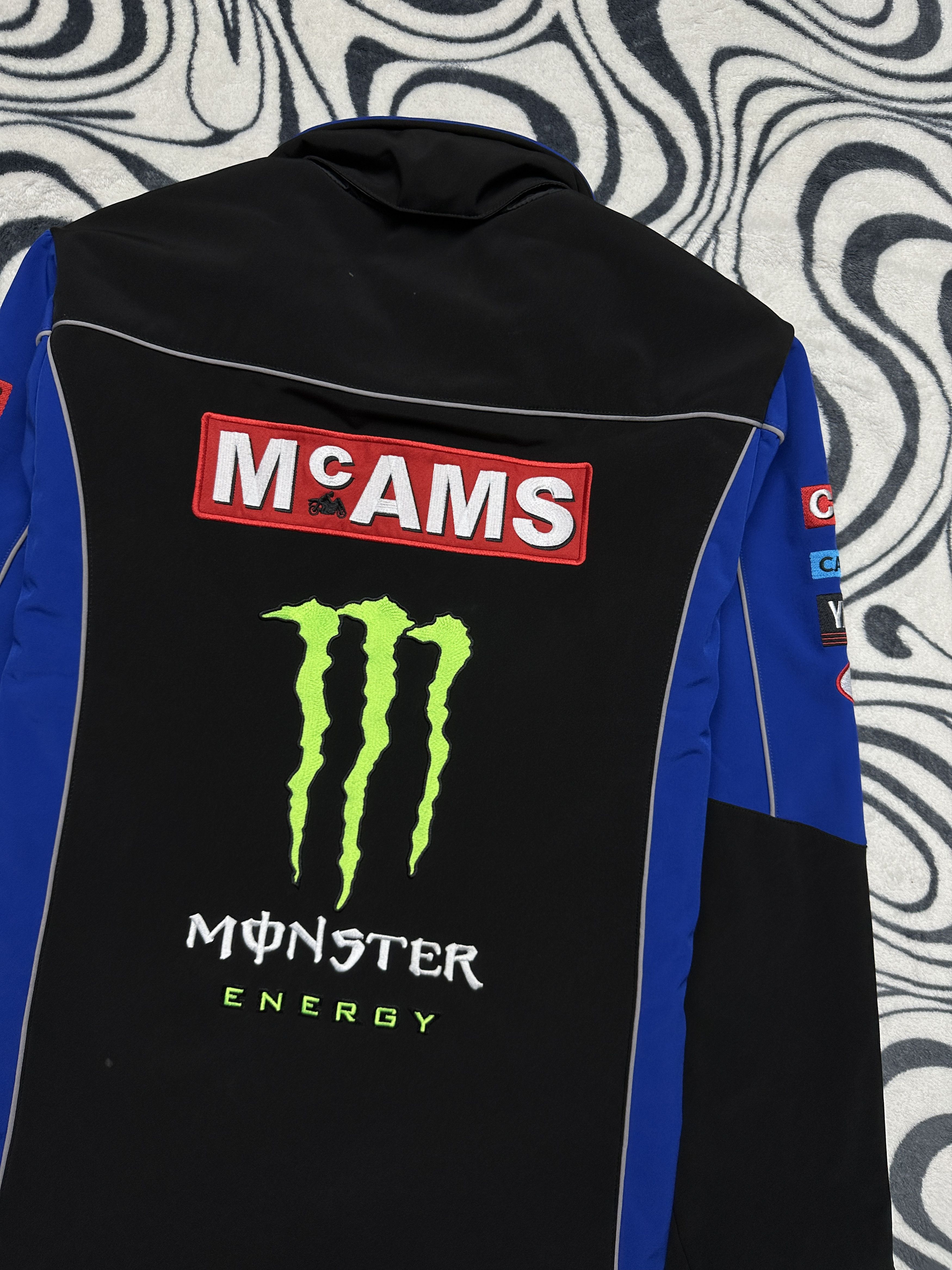Vintage McAMS Monster Energy Racing Softshell Jacket Size US XL / EU 56 / 4 - 8 Thumbnail