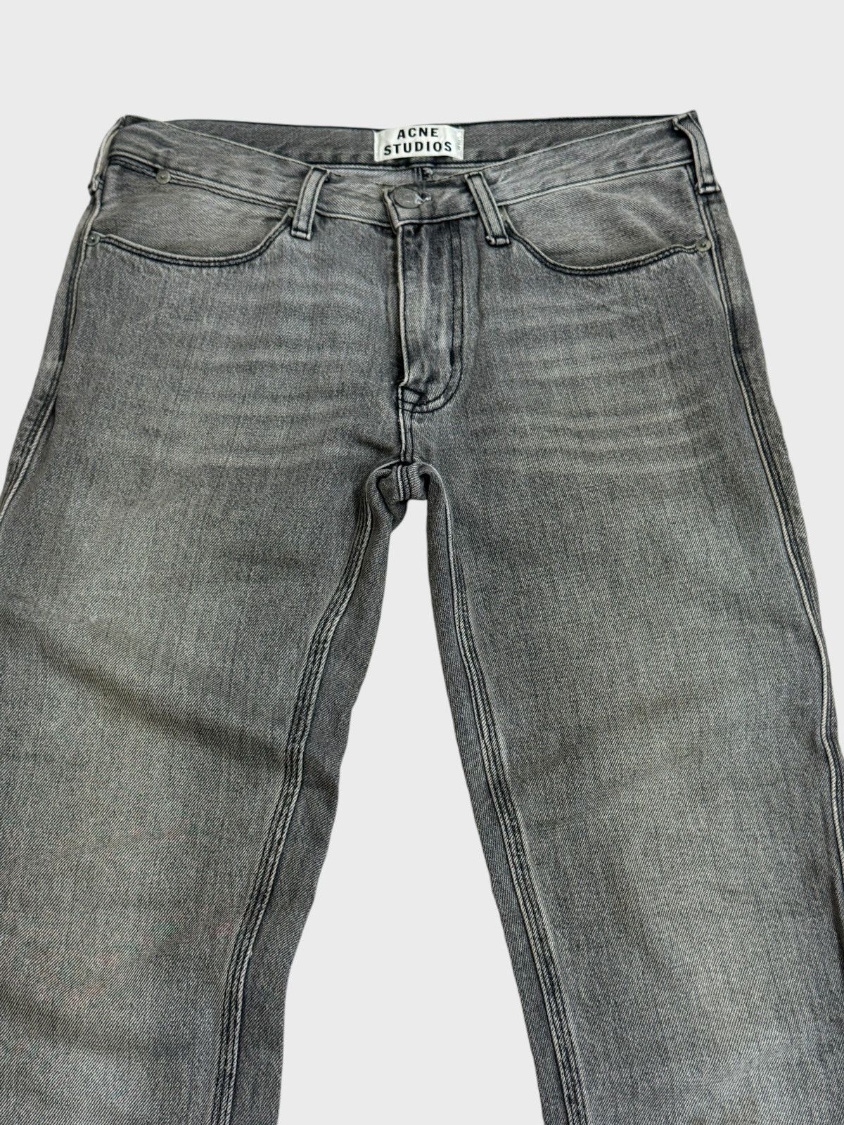 Acne Studios Distressed ACNE STUDIOS Max Vintage Grey Turkey Size US 29 - 3 Thumbnail