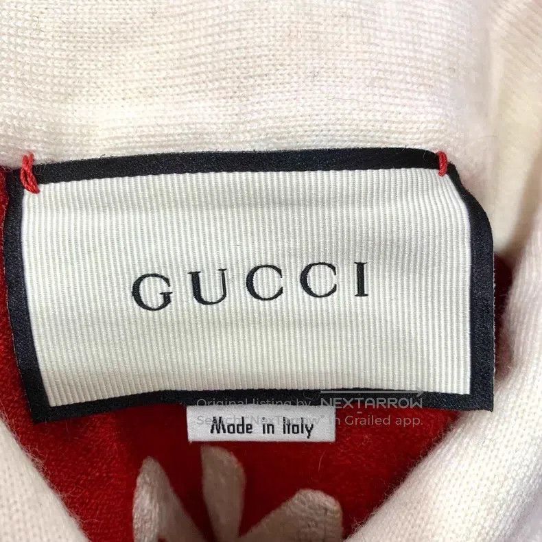 Gucci Gucci Red and blue colour-blocked wool lapel long-sleeved Size US M / EU 48-50 / 2 - 5 Thumbnail