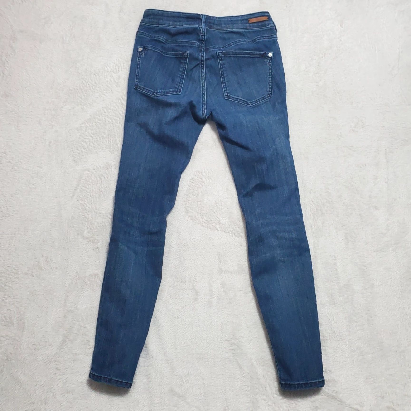 Vintage Pilcro and the Letterpress Jeans Women 25 Blue High Rise Denim Legging Stretch Skinny Slim 5-Pocket Size 42" / US 20 - 2 Thumbnail