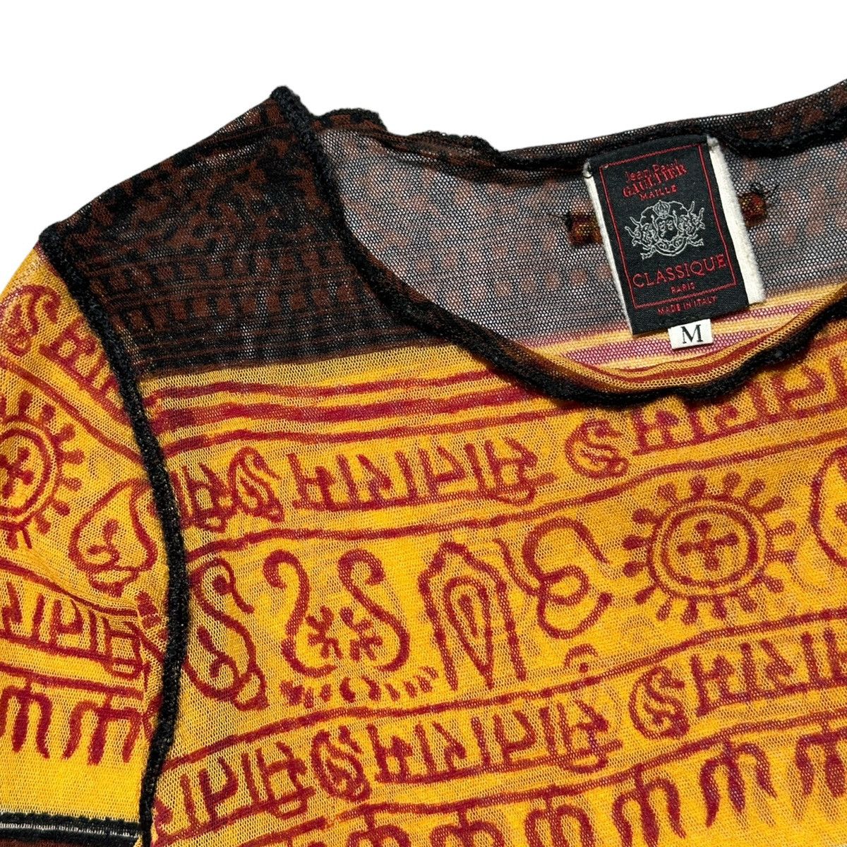 Jean Paul Gaultier Tribal patchwork mesh Size US M / EU 48-50 / 2 - 2 Thumbnail