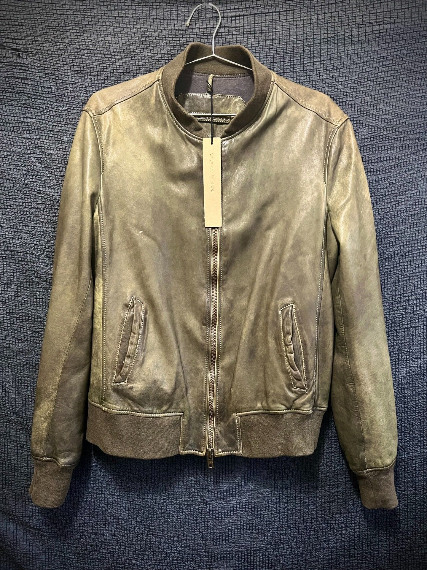 Salvatore Santoro Salvatore Santoro Leather Flight Jacket Size US M / EU 48-50 / 2 - 1 Thumbnail
