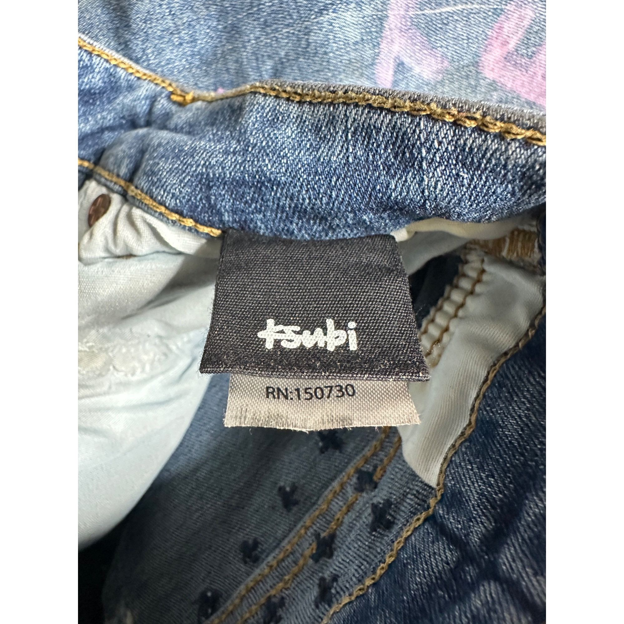 Ksubi Custom Reworked Embellished Bleached Distressed Paint Staine Size 29" - 5 Thumbnail