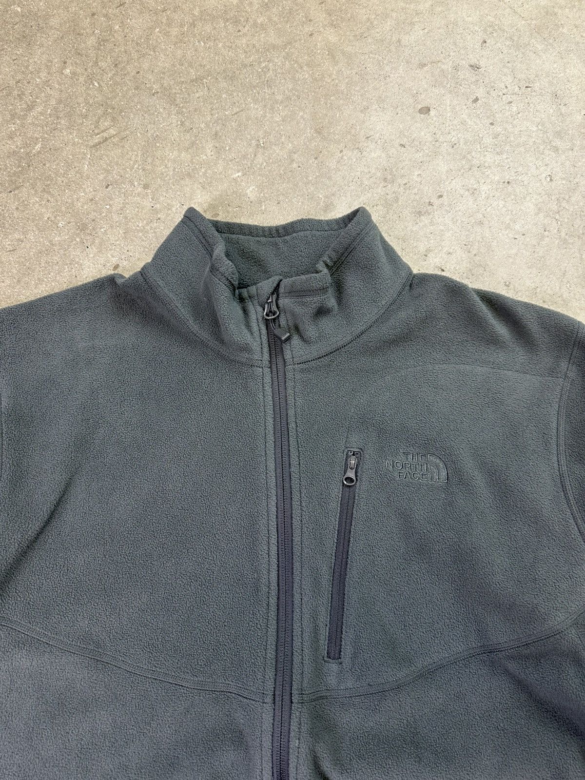 The North Face × Vintage vintage the north face zip up fleece dark grey large Size US L / EU 52-54 / 3 - 3 Thumbnail