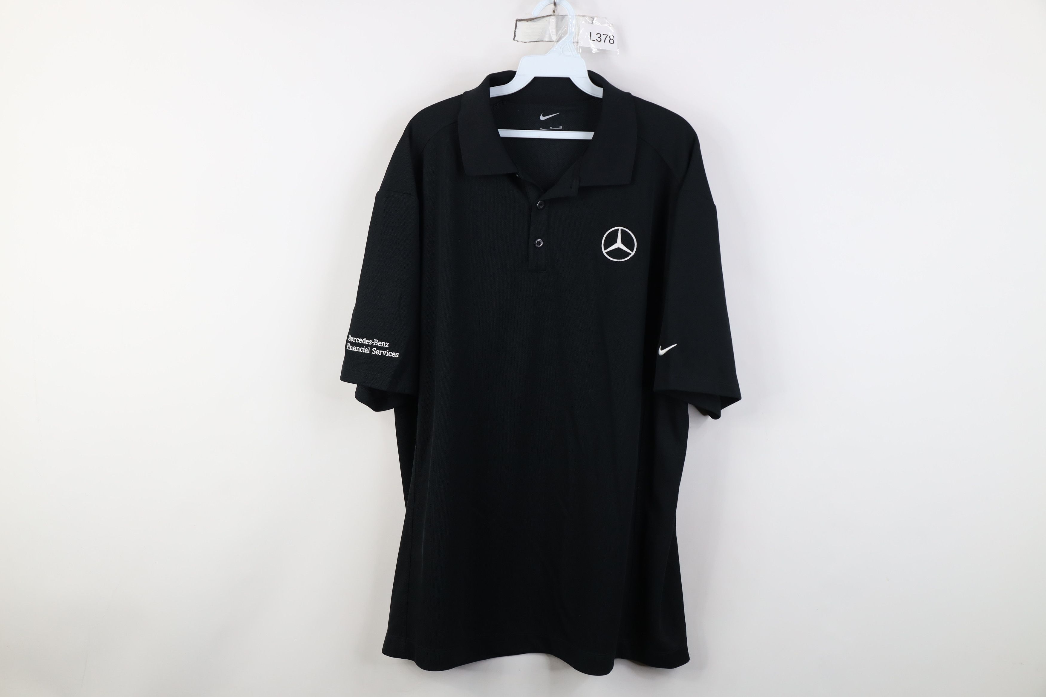 Nike Nike Golf Mercedes Benz Financial Services Polo Shirt Black Size US XL / EU 56 / 4 - 1 Thumbnail