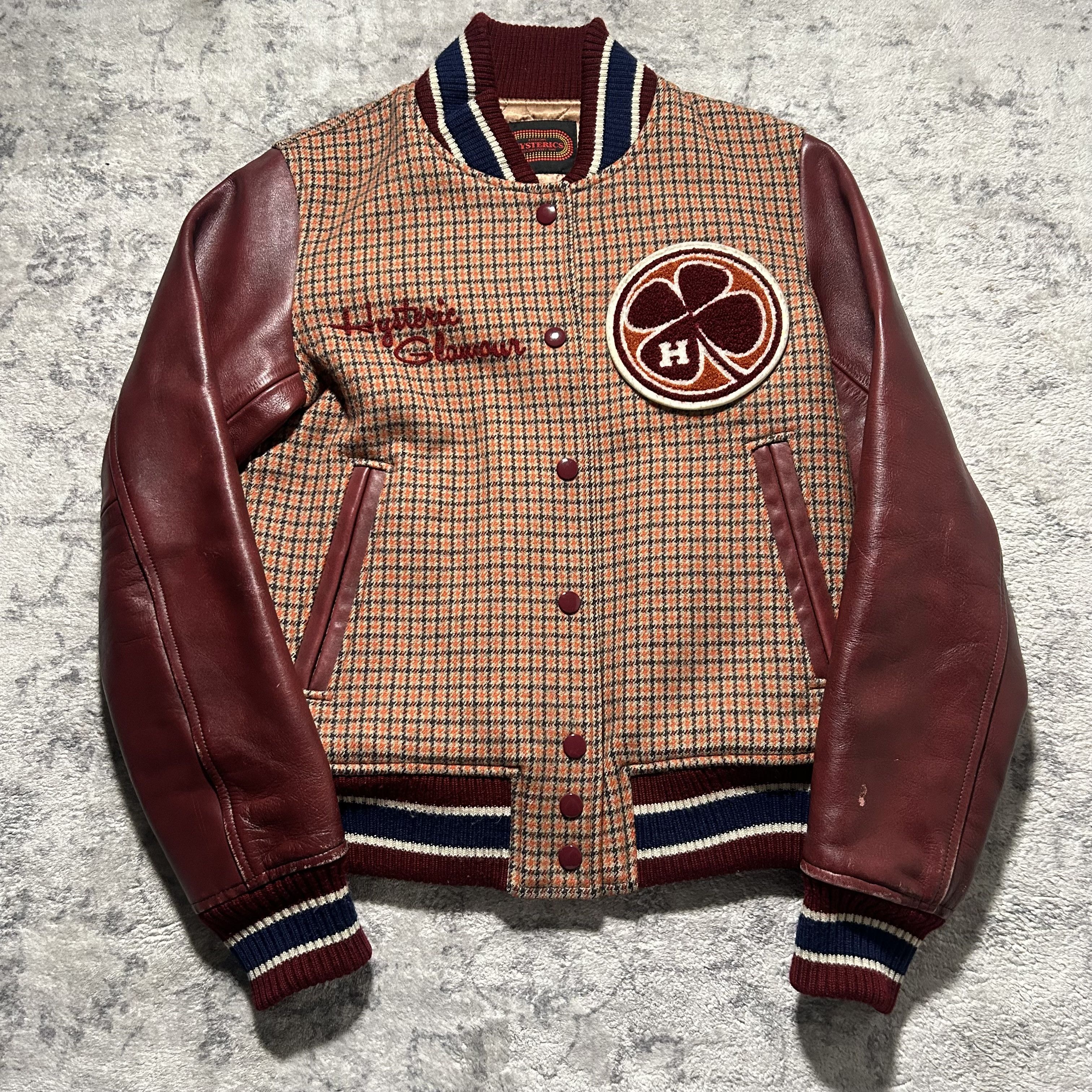 Hysteric Glamour Hysteric Glamour Clover Varsity Jacket Size US S / EU 44-46 / 1 - 1 Thumbnail