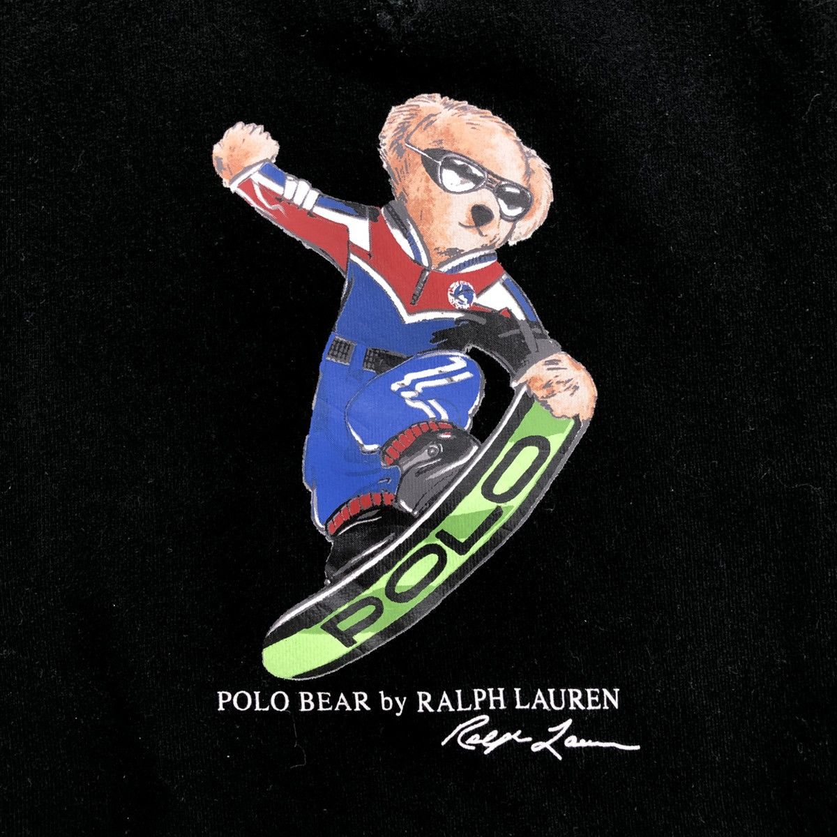 Polo Ralph Lauren Vintage 90s Polo Bear by Ralph Lauren Skateboarding Hoodie Size US S / EU 44-46 / 1 - 3 Thumbnail