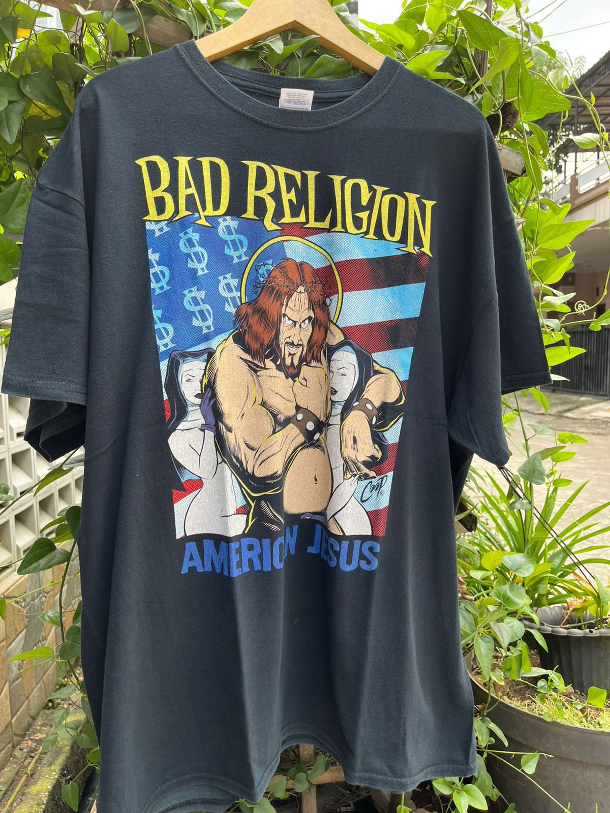 Band Tees bad religion american jesus band tees graphic tee tshirt Size US XL / EU 56 / 4 - 1 Thumbnail