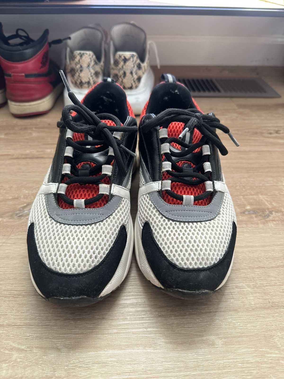 Dior Dior B22 Red Black Sneakers Size US 9 / EU 42 - 6 Thumbnail