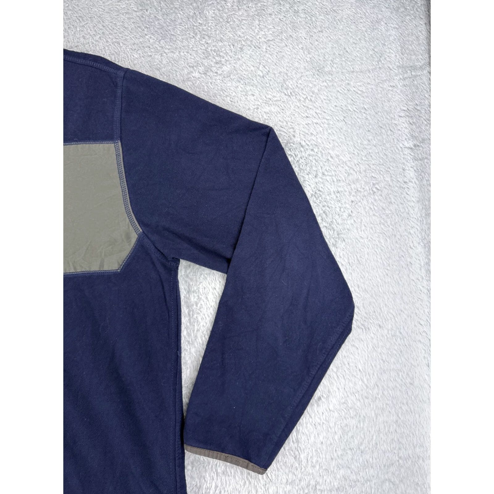 Timberland TIMBERLAND Sweater Mens XL Blue 1/4 Zip Polyester Fleece Mock Neck Pullover Embroidered Logo Size US XL / EU 56 / 4 - 2 Thumbnail