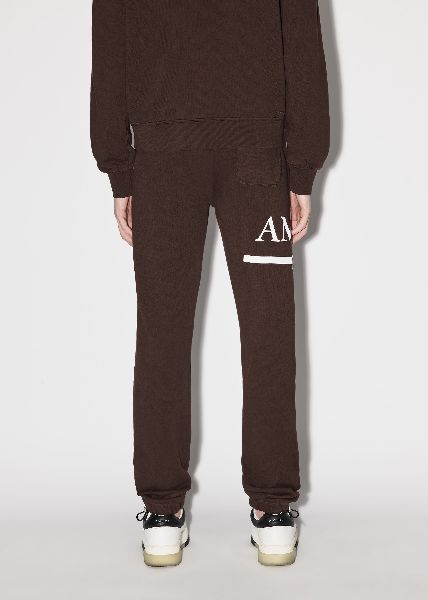 Amiri o1y0525 Logo Jogger & Sweatpant in Brown Size US 34 / EU 50 - 4 Thumbnail