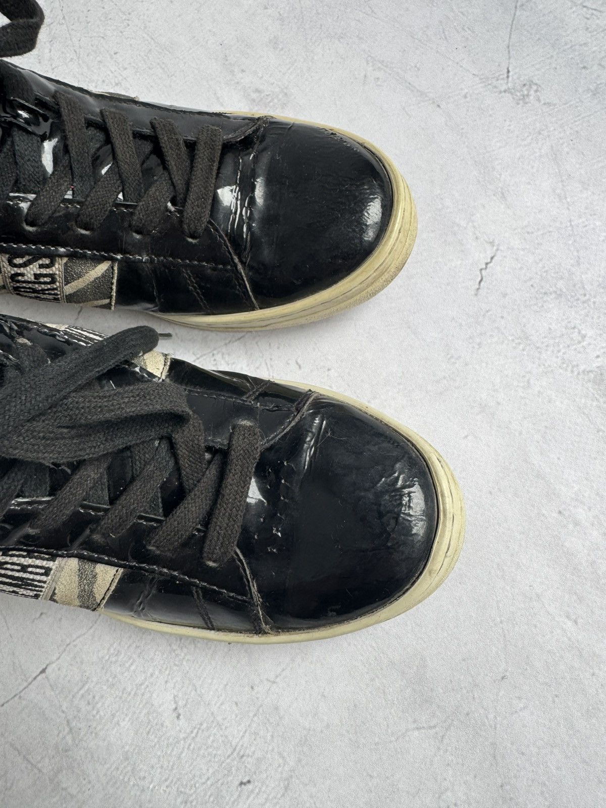 Dirk Bikkembergs Bikkembergs High Top Sneakers Zebra Stripe Size US 7 / IT 37 - 4 Thumbnail