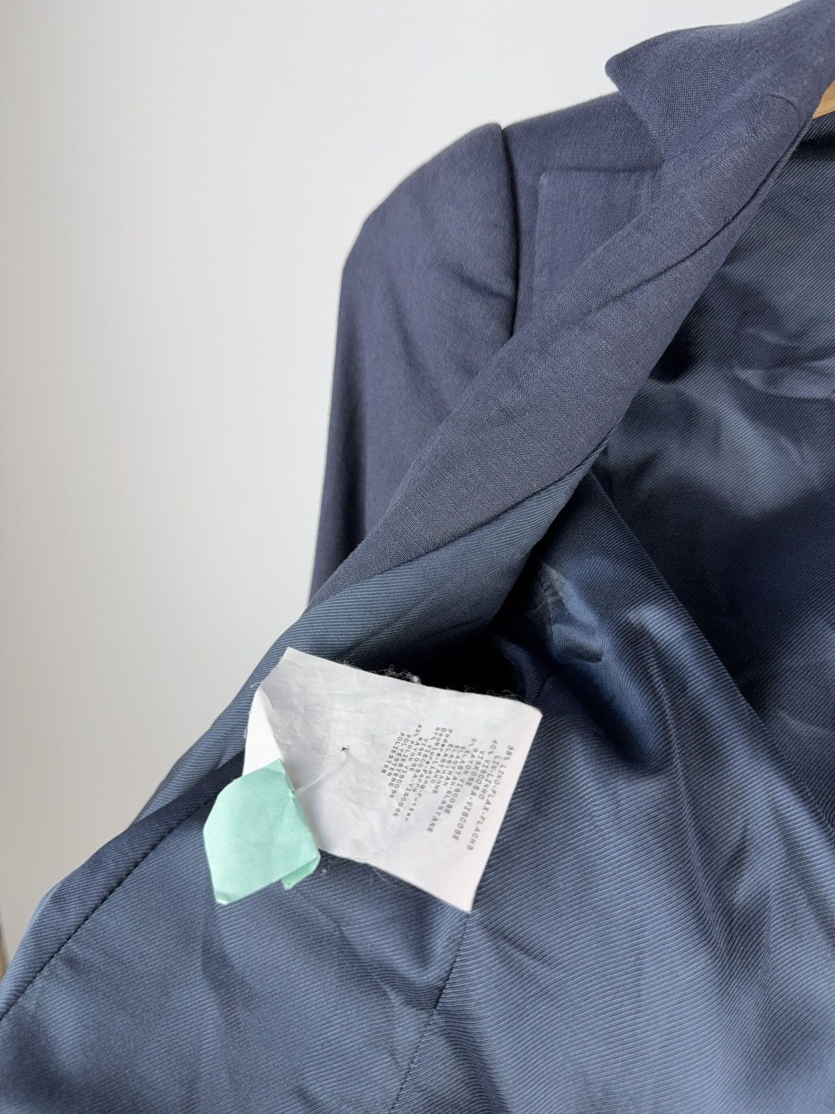 Emporio Armani Vintage Luxury 00s Emporio Armani Blue Blazer Retro 38 size Size S / US 4 / IT 40 - 11 Thumbnail