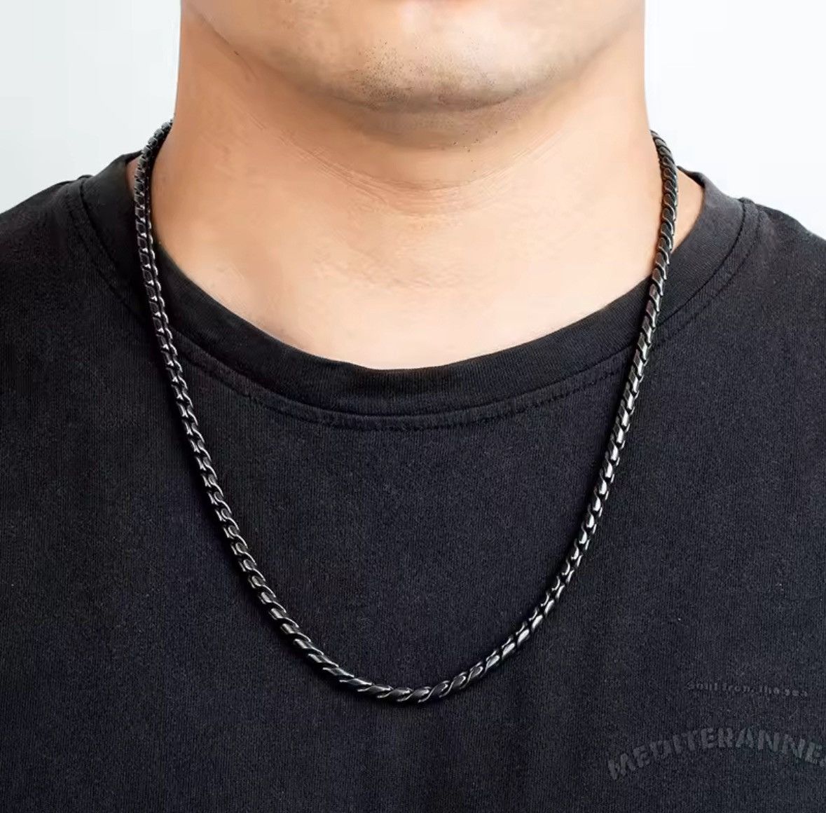 Other MKENDN Locomotive Retro Link Chain Necklace Size ONE SIZE - 5 Thumbnail