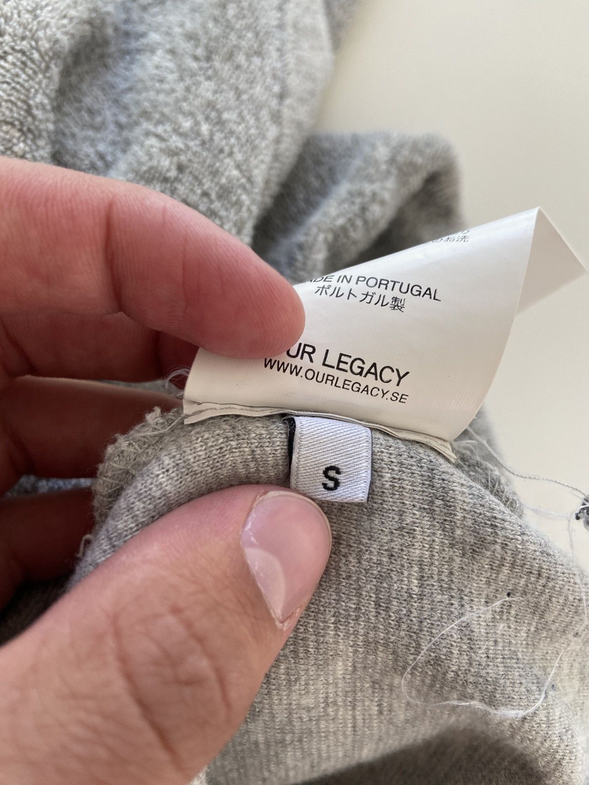 Our Legacy Our Legacy SS16 Terry Long Sleeve – Grey Melange Size US S / EU 44-46 / 1 - 6 Thumbnail