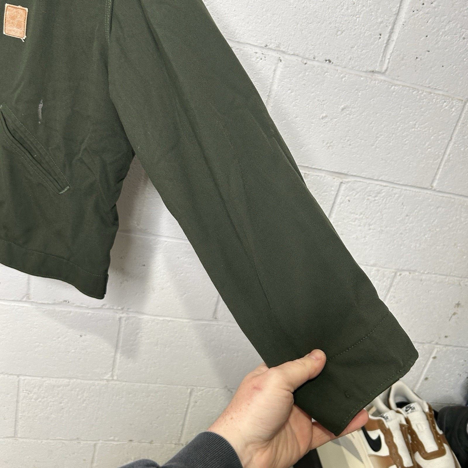 Carhartt Vintage Carhartt Blanket-Lined Detroit Jacket “Olive Green” Size US XL / EU 56 / 4 - 9 Thumbnail