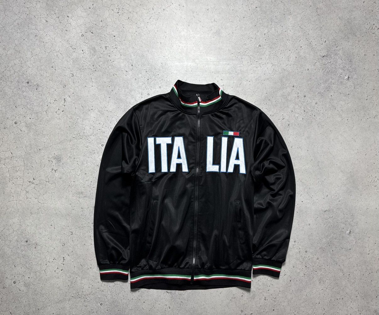 Italia Vintage Bomber Jacket Big Logo