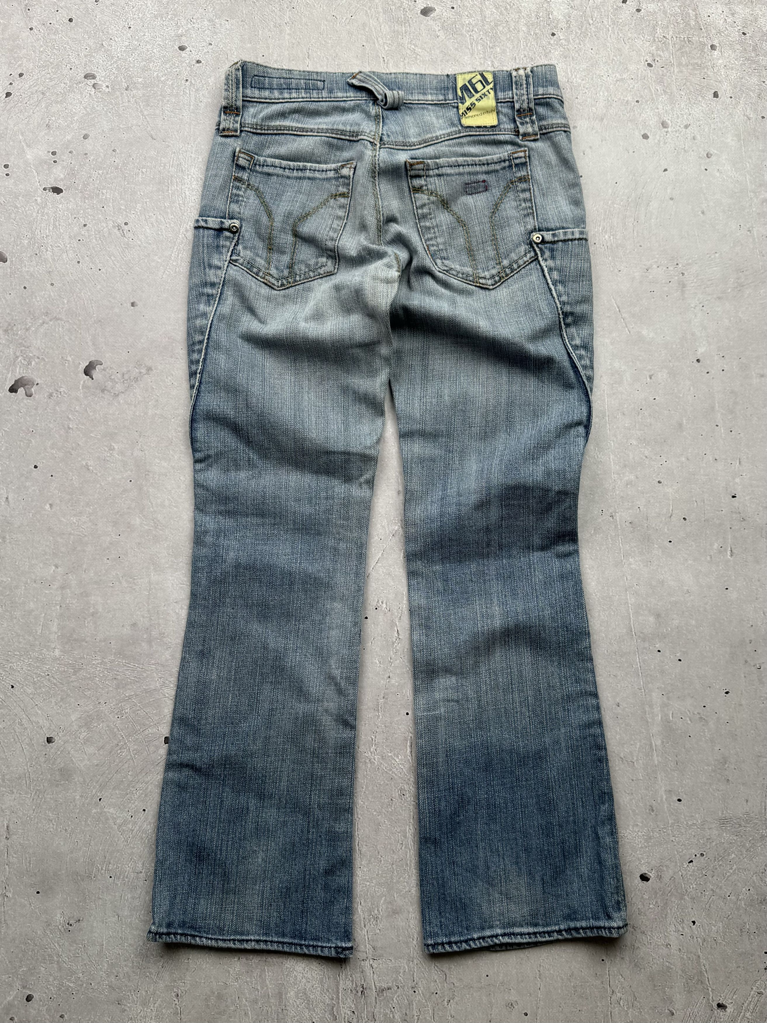 Japanese Brand × Miss Sixty × Vintage Miss Sixty Vintage Flared Cropped Jeans Size 25" / US 0 / IT 36 - 7 Thumbnail