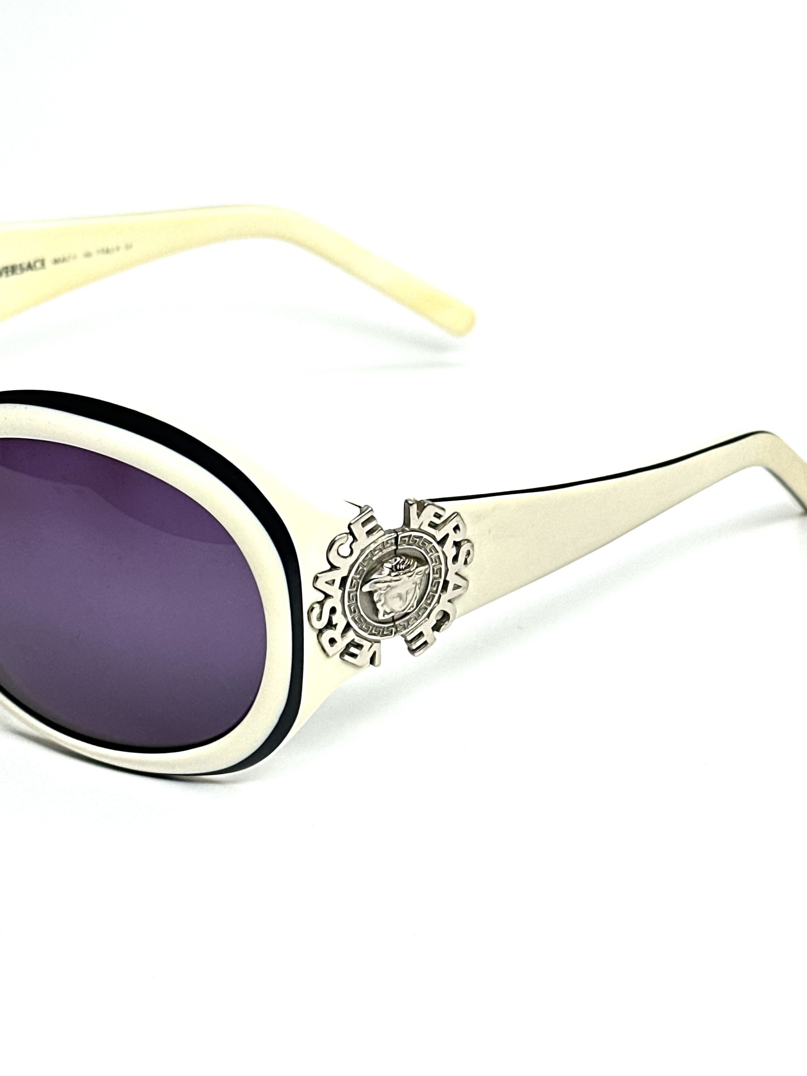 Versace Versace Round Vintage Medusa Sunglasses Size ONE SIZE - 5 Thumbnail