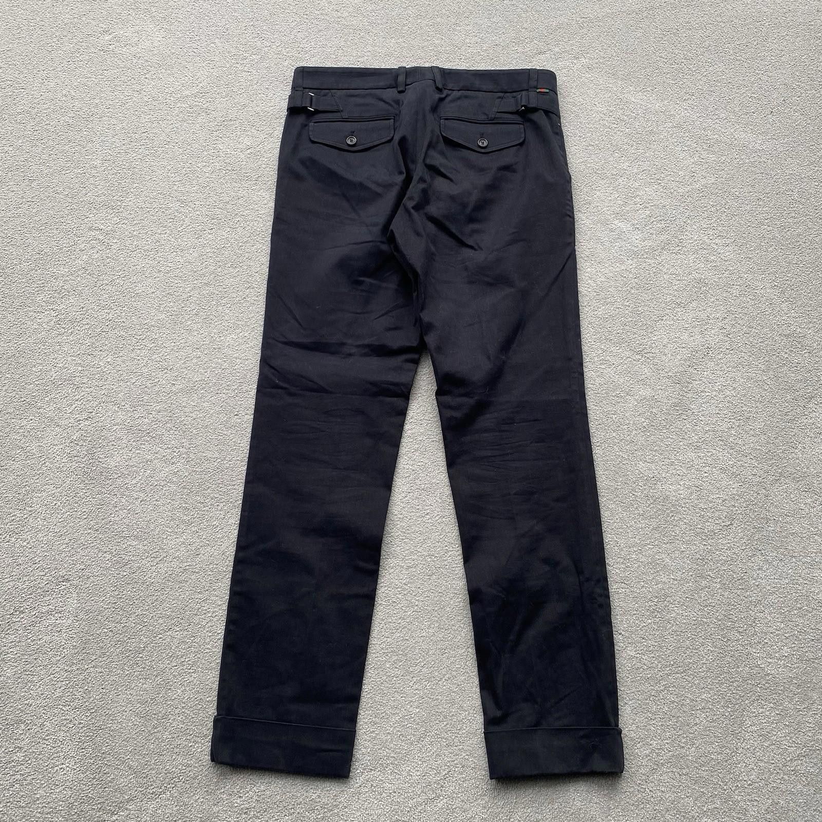 Gucci Gucci Cuffed Trousers Black Size 48 Size US 32 / EU 48 - 10 Thumbnail
