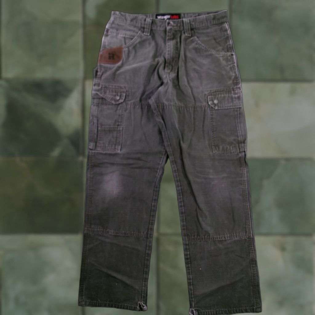 Wrangler VINTAGE Wrangler Riggs Workwear Carpenter Pants Men 32X31 Workwear Utility Straight Leg Green Size US 32 / EU 48 - 1 Thumbnail