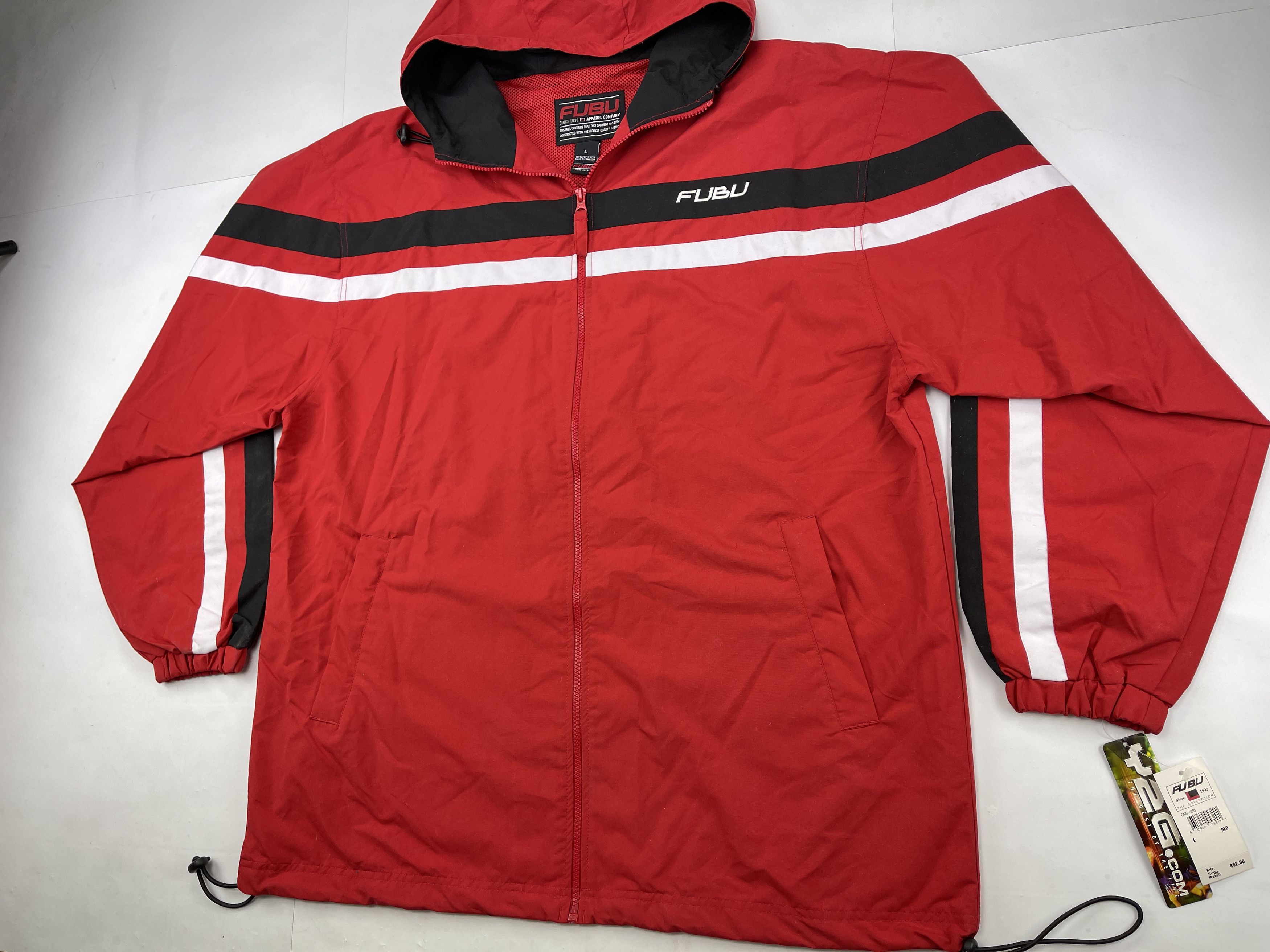 Fubu FUBU tracksuit, baggy track suit jacket and pants set 90s L Size US L / EU 52-54 / 3 - 12 Thumbnail