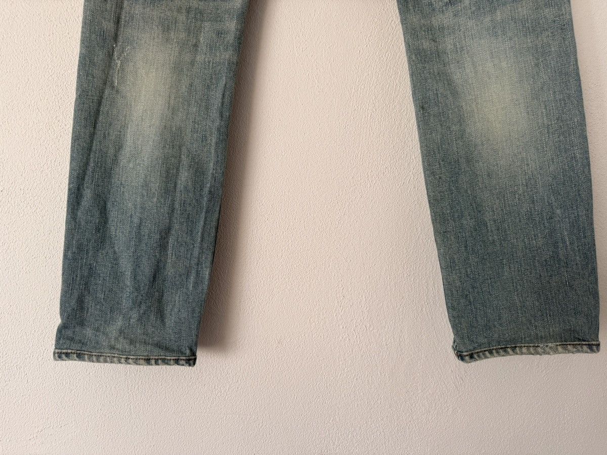 Saint Laurent Paris Distressed Skinny Jeans in Faded Indigo Size US 32 / EU 48 - 12 Thumbnail