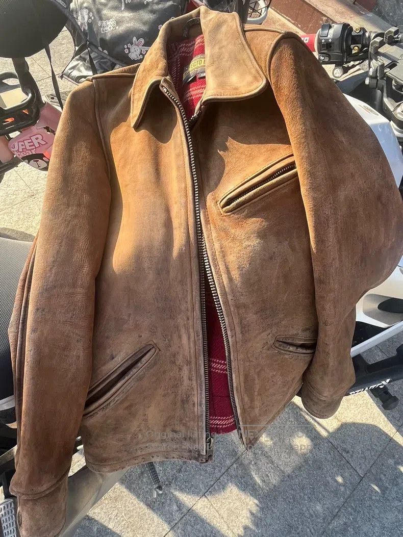 Other P6535 Oil-impregnated leather coat Size US XS / EU 42 / 0 - 1 Thumbnail