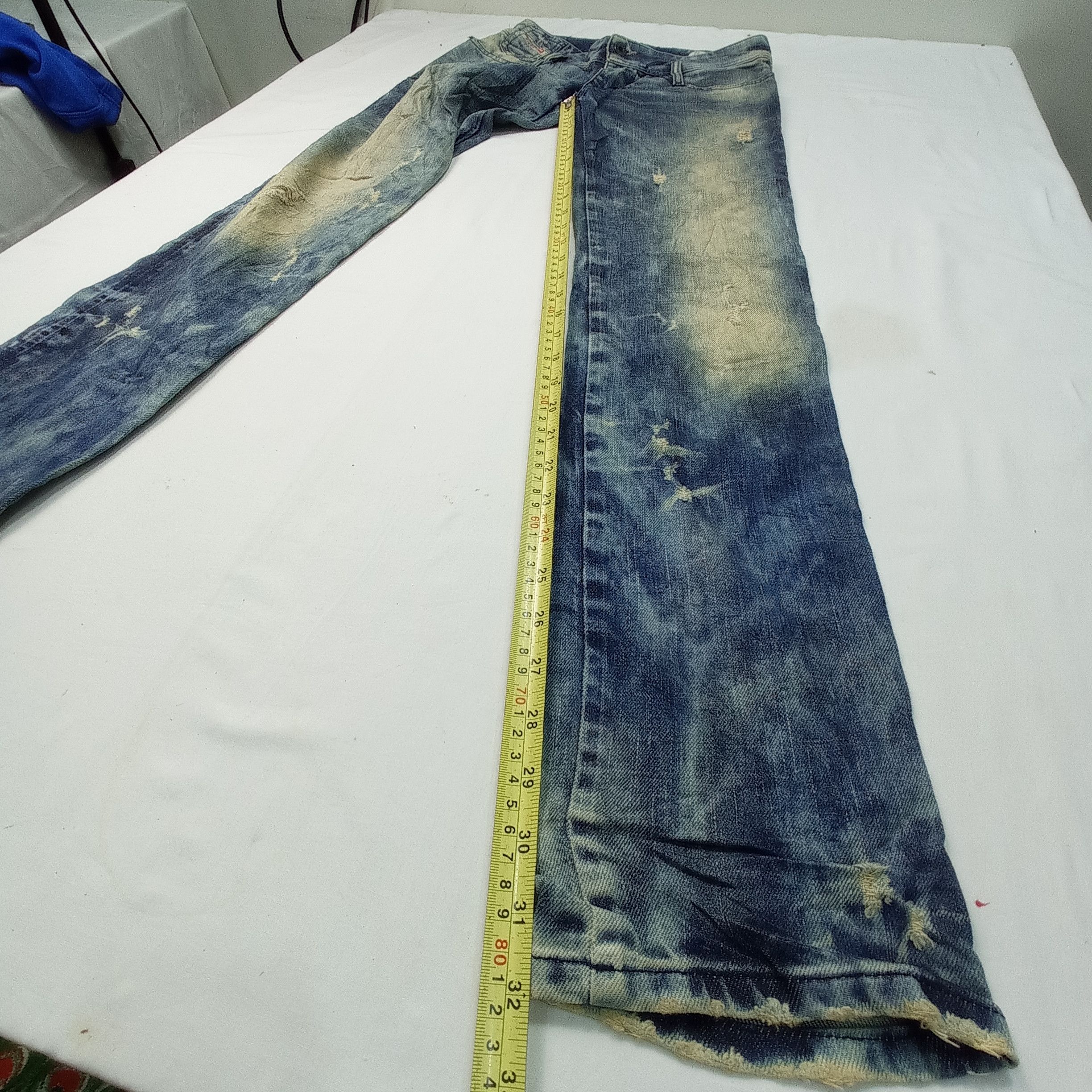 Diesel 🔥Rare Diesel Matic Distressed Jeans Pants Size 26" / US 2 / IT 38 - 18 Thumbnail