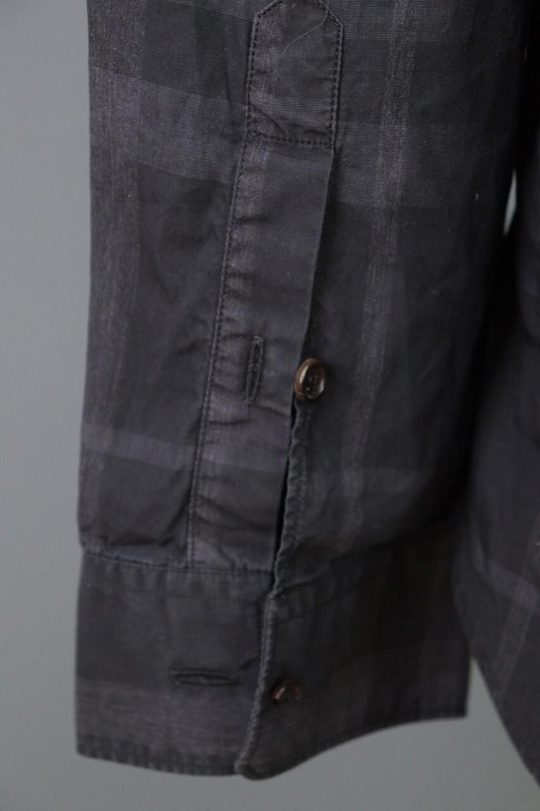 Designer Burberry London Gray Nova Check Button Down Shirt Size XL Size US XL / EU 56 / 4 - 11 Thumbnail
